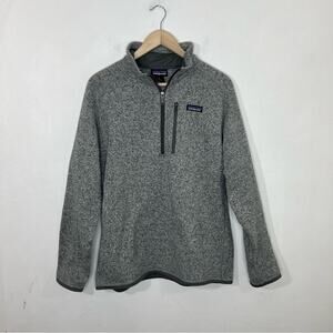 Patagonia Better Sweater 1/4-Zip Fleece Stonewash Gray Size Large